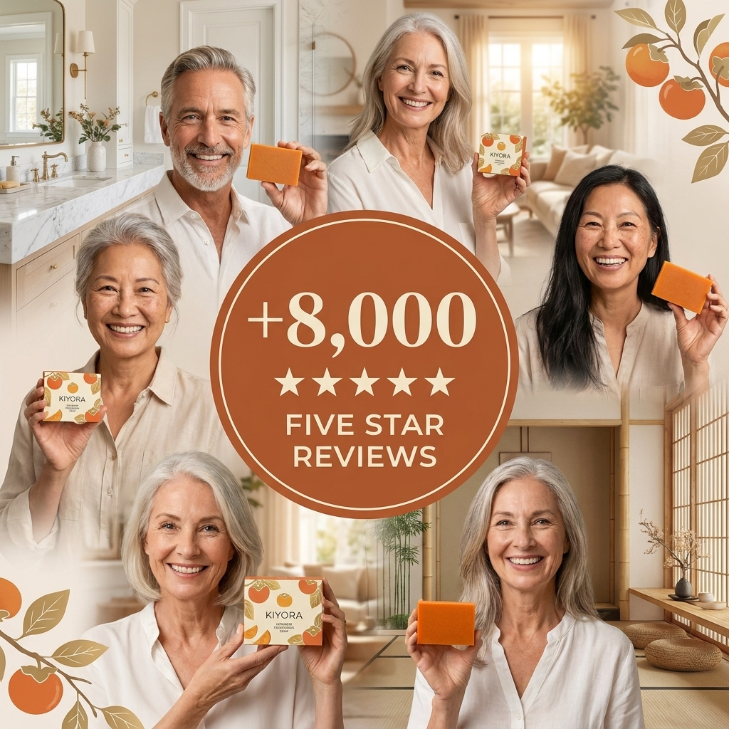 Deodorizing Persimmon Soap — For Aging Body Odor